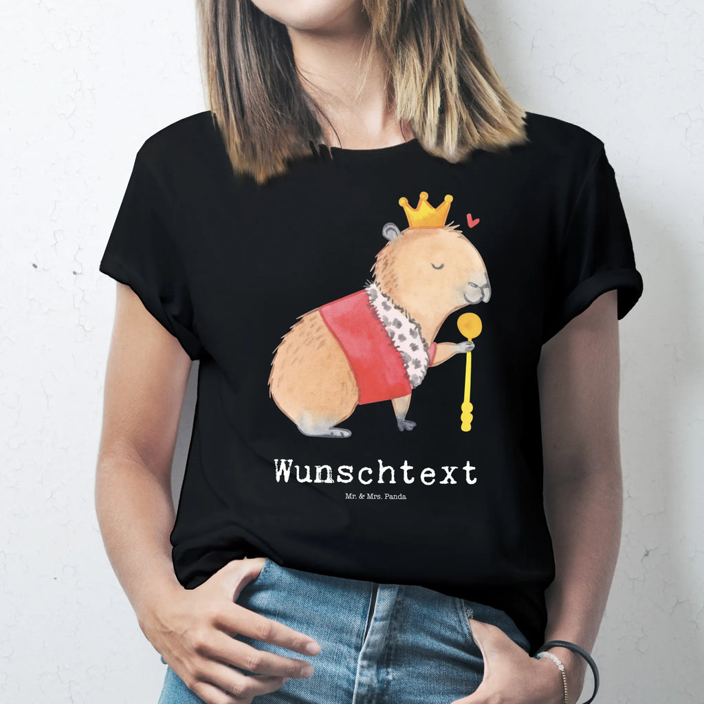 Personalisiertes T-Shirt Capybara König T-Shirt mit Namen, T-Shirt mit Aufruck, T-Shirt Personalisiert, Gute Laune, Lustige Sprüche, Tiere, Tiermotive, Capybara, König