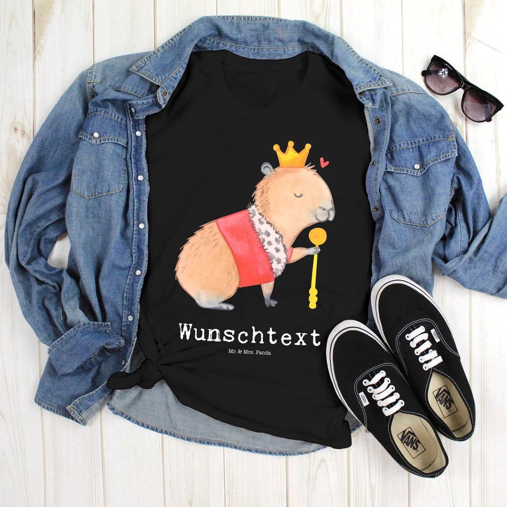 Personalisiertes T-Shirt Capybara König T-Shirt mit Namen, T-Shirt mit Aufruck, T-Shirt Personalisiert, Gute Laune, Lustige Sprüche, Tiere, Tiermotive, Capybara, König