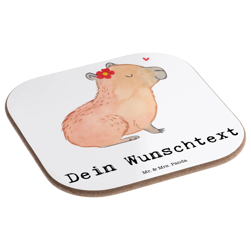 Personalisierter Untersetzer Capybara Blume Bedrucken, Peronalisierte Untersetzer Gläser, Personalisieren, Untersetzer mit Namen, Personalisierte Untersetzer, PErsonalisierte Bierdeckel, Personalisierte Glasuntersetzer, Personalisiert Getränkeuntersetzer, Namensaufdruck, Tiermotive, Gute Laune, lustige Sprüche, Tiere, Capybara