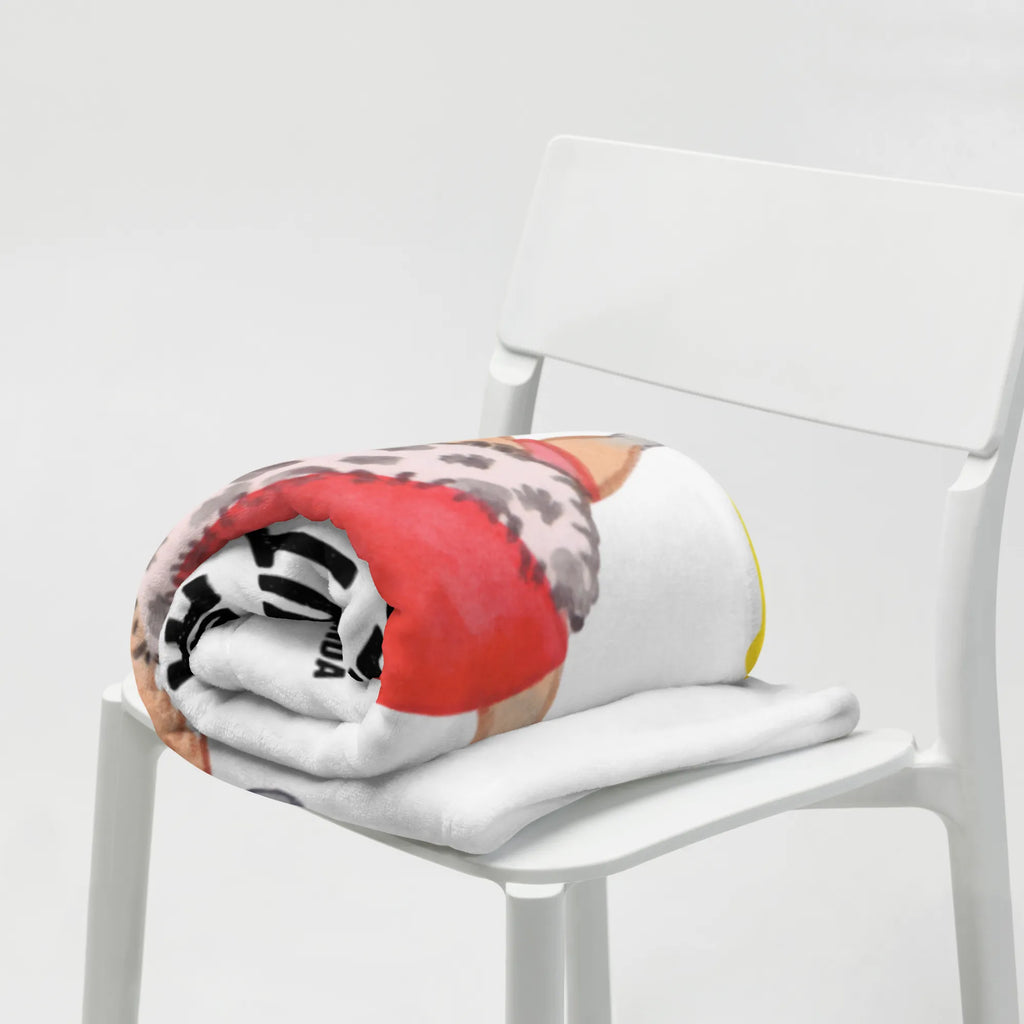 Baby blanket Capybara King small animals, cute, funny, cute animal motives, hand drawn, small world, funny sayings, good mood, happy, gifts, gift ideas, special gifts, animal lover, card