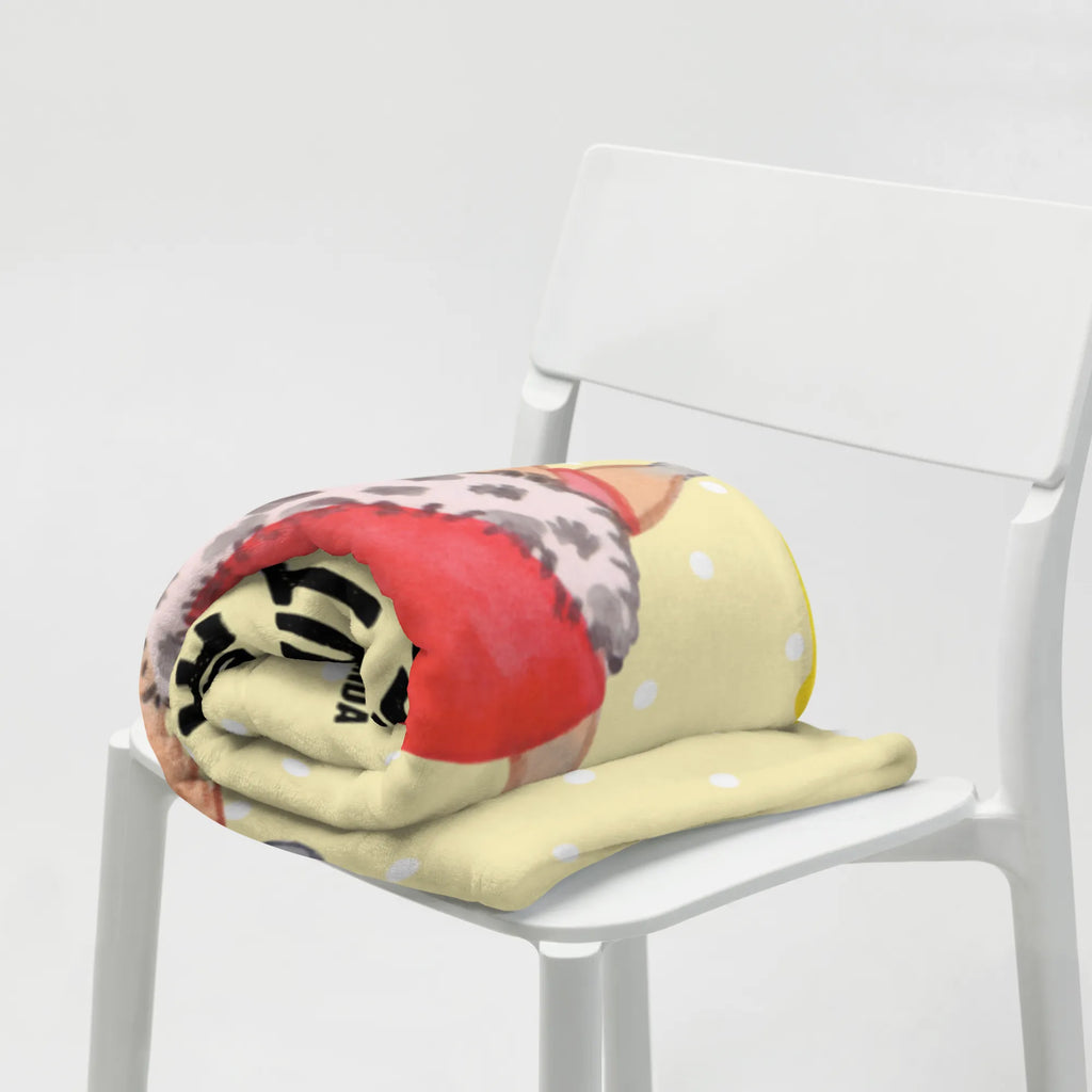 Baby blanket Capybara King small animals, cute, funny, cute animal motives, hand drawn, small world, funny sayings, good mood, happy, gifts, gift ideas, special gifts, animal lover, card