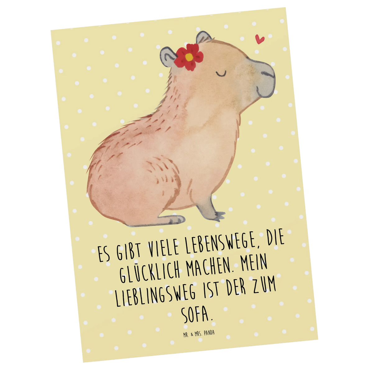 Postcard Capybara flower Designkarte, einzelkarte, Grußkarte, Motivkarte, kunstkarte, spruchkarte, Postkarte, bildkarte, Kunstkarten, Ansichtskarten, Ansichtskarte, Postkarten, Fotokarte, Lustige Sprüche, Tiere, Tiermotive, Gute Laune, Capybara