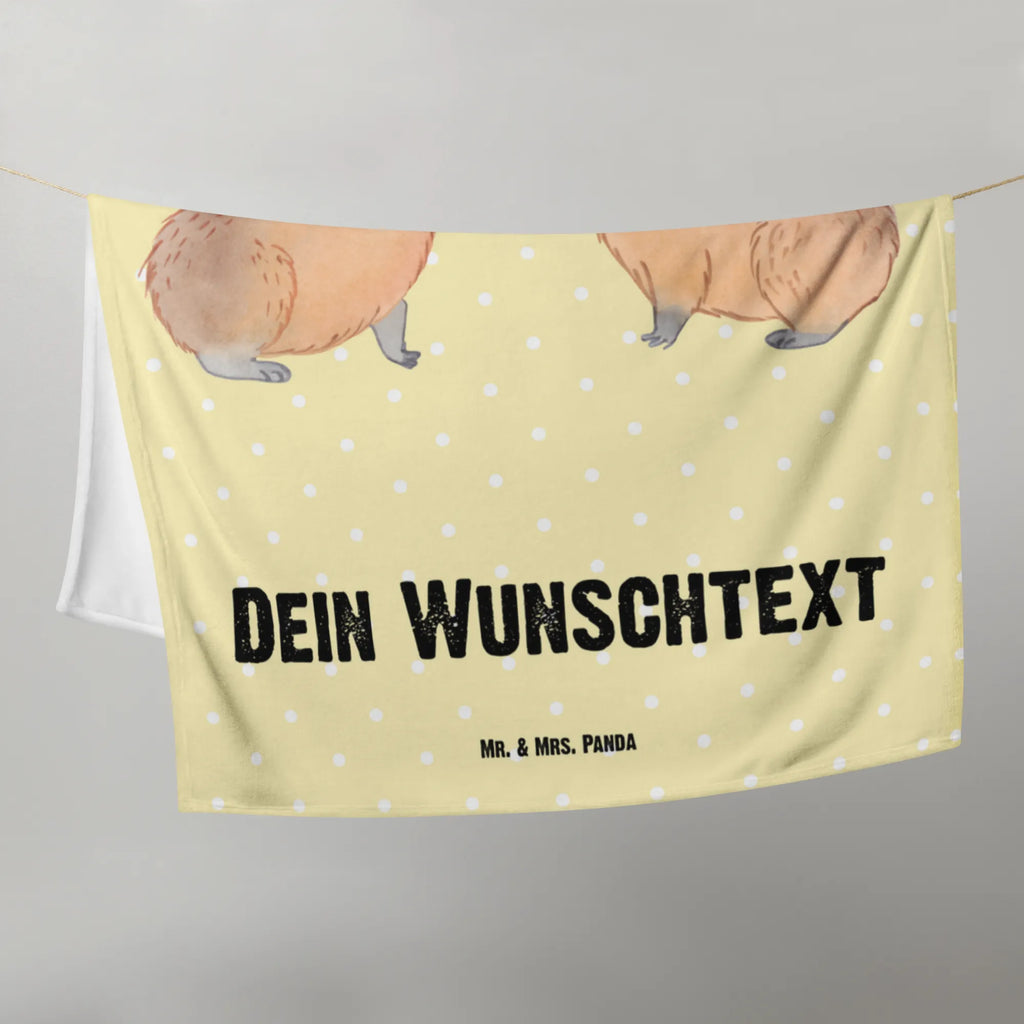 Kocyk dla niemowląt z imieniem kapibara miłość Motywy zwierzęce, dobra energia, zabawne powiedzonka, zwierzęta