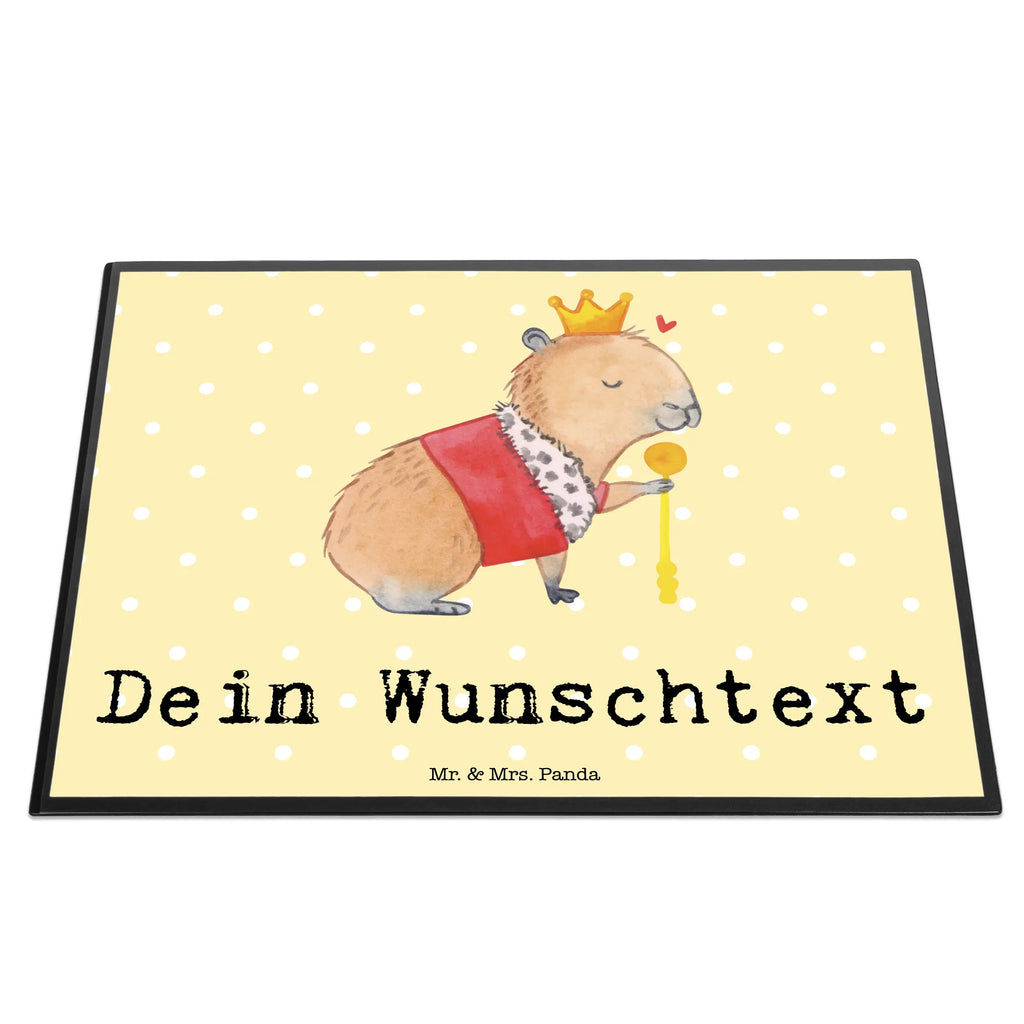 Personalizowana podkładka pod biurko Kapibara król Motywy zwierzęce, dobra energia, zabawne powiedzonka, zwierzęta