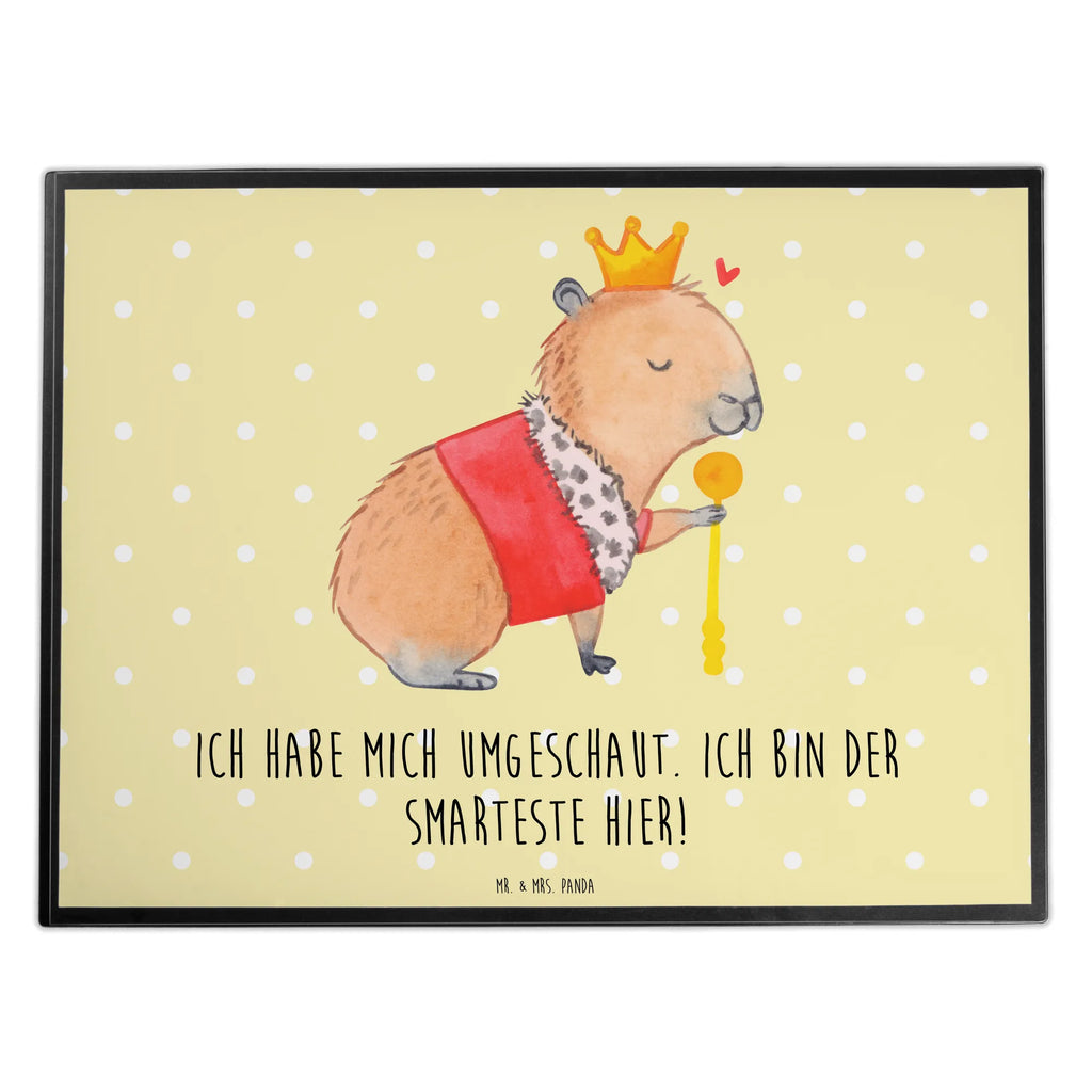 Podkładka na biurko Kapibara król Schreibunterlage, Schreibtischauflage, Schreibtisch Unterlagen, Bürobedarf, Schreibwaren, Schreibtischunterlage Groß, Büroartikel, Tiermotive, Gute Laune, lustige Sprüche, Tiere, Capybara, König