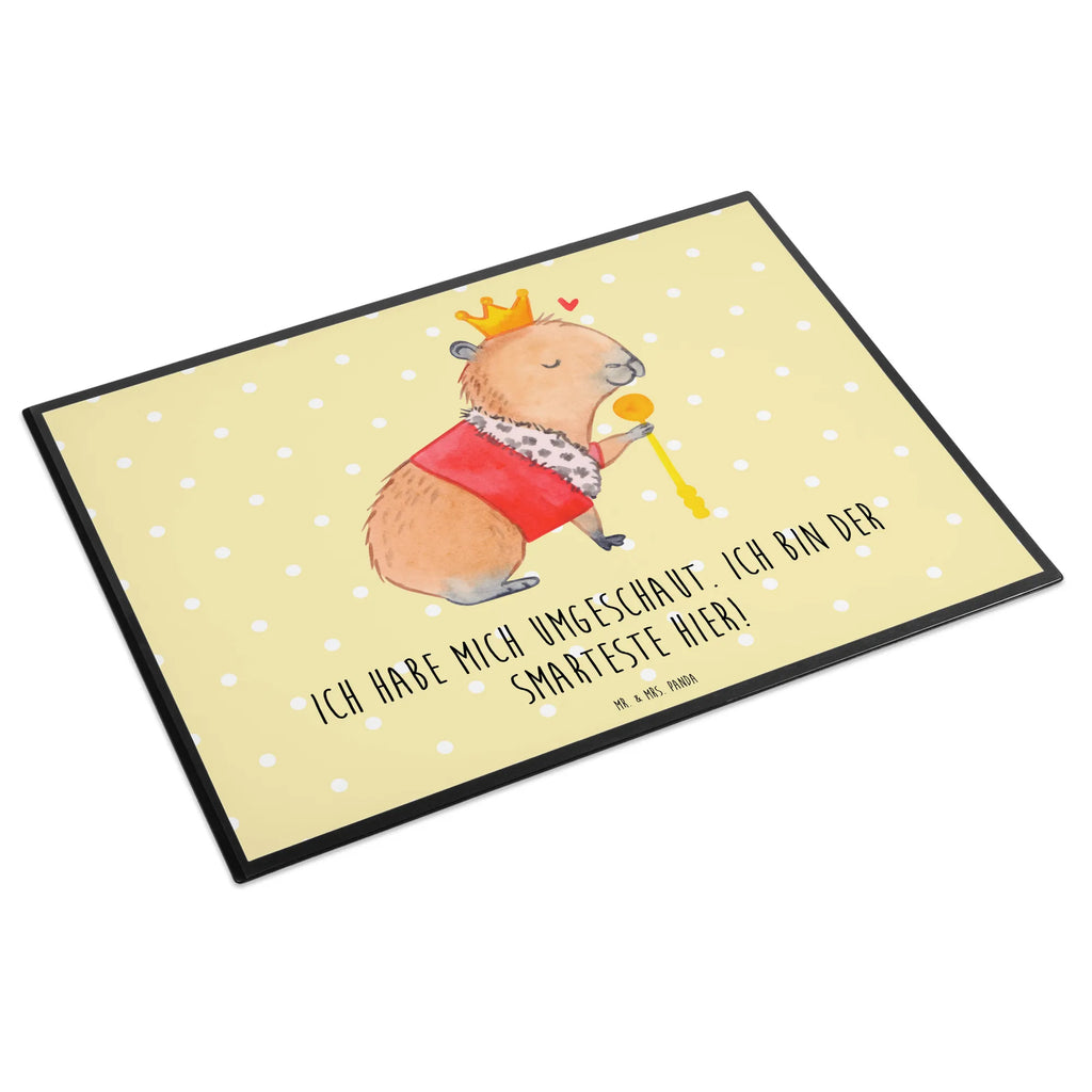 Podkładka na biurko Kapibara król Schreibunterlage, Schreibtischauflage, Schreibtisch Unterlagen, Bürobedarf, Schreibwaren, Schreibtischunterlage Groß, Büroartikel, Tiermotive, Gute Laune, lustige Sprüche, Tiere, Capybara, König