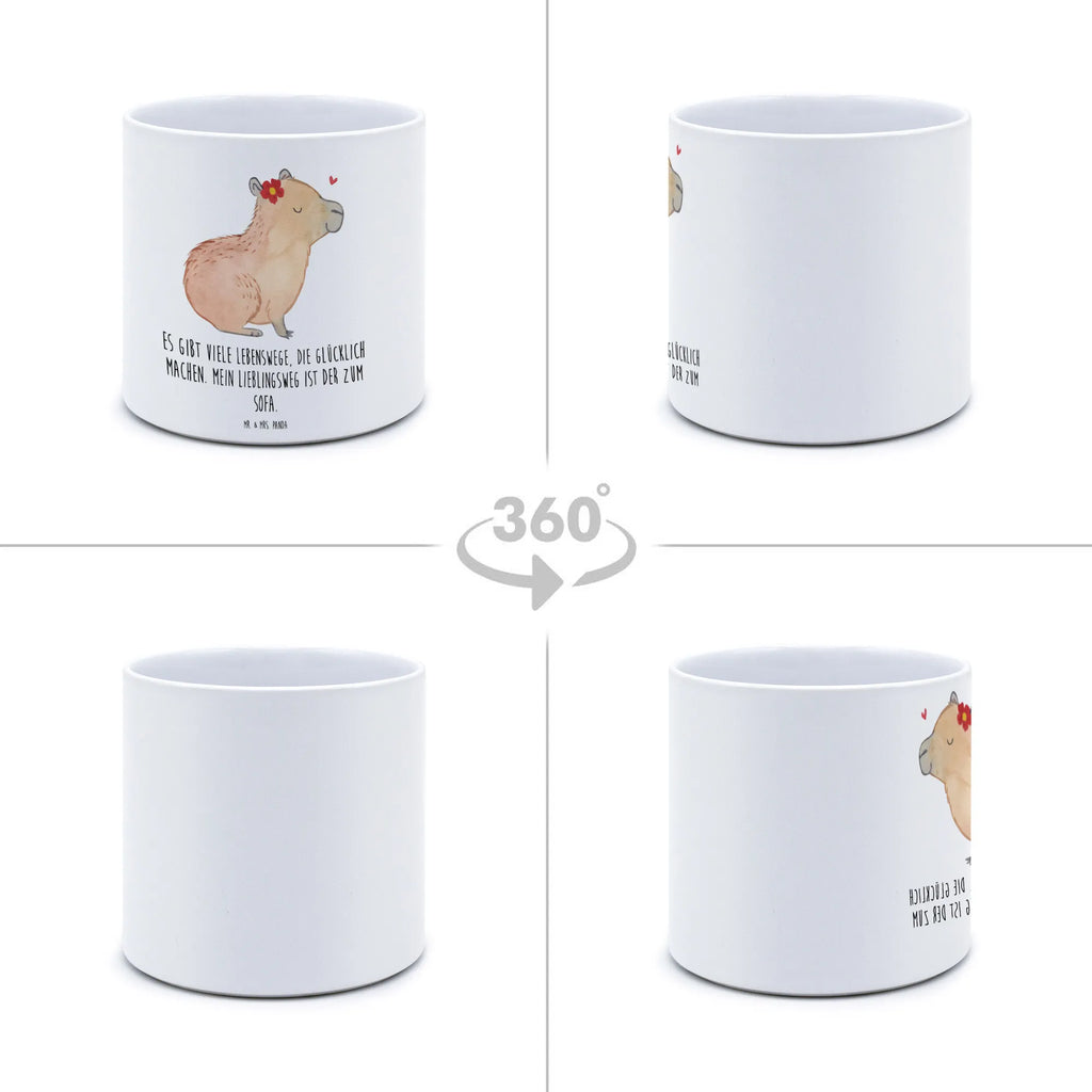 XL flower pot Capybara flower small animals, cute, funny, cute animal motives, hand drawn, small world, funny sayings, good mood, happy, gifts, gift ideas, special gifts, animal lover, card