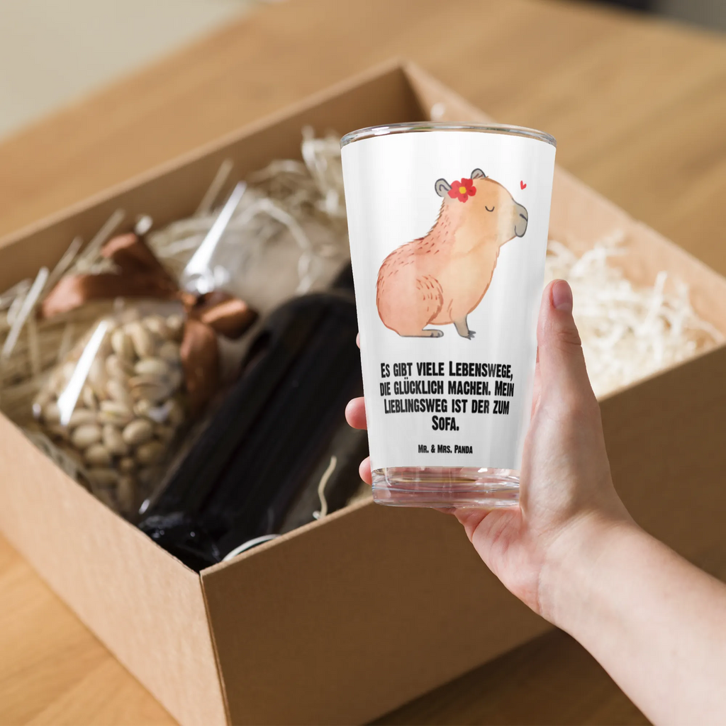 Premium drinking glass Capybara flower luxury drinking glass, pint glass, dishwasher safe glass, lead-free crystal glass, premium glassware, glass, water glass, stemware, cocktail glass, drinking glass, barware, tumbler, highball glass, beer glass, small animals, cute, funny, cute animal motives, hand drawn, small world, funny sayings, good mood, happy, gifts, gift ideas, special gifts, animal lover, card