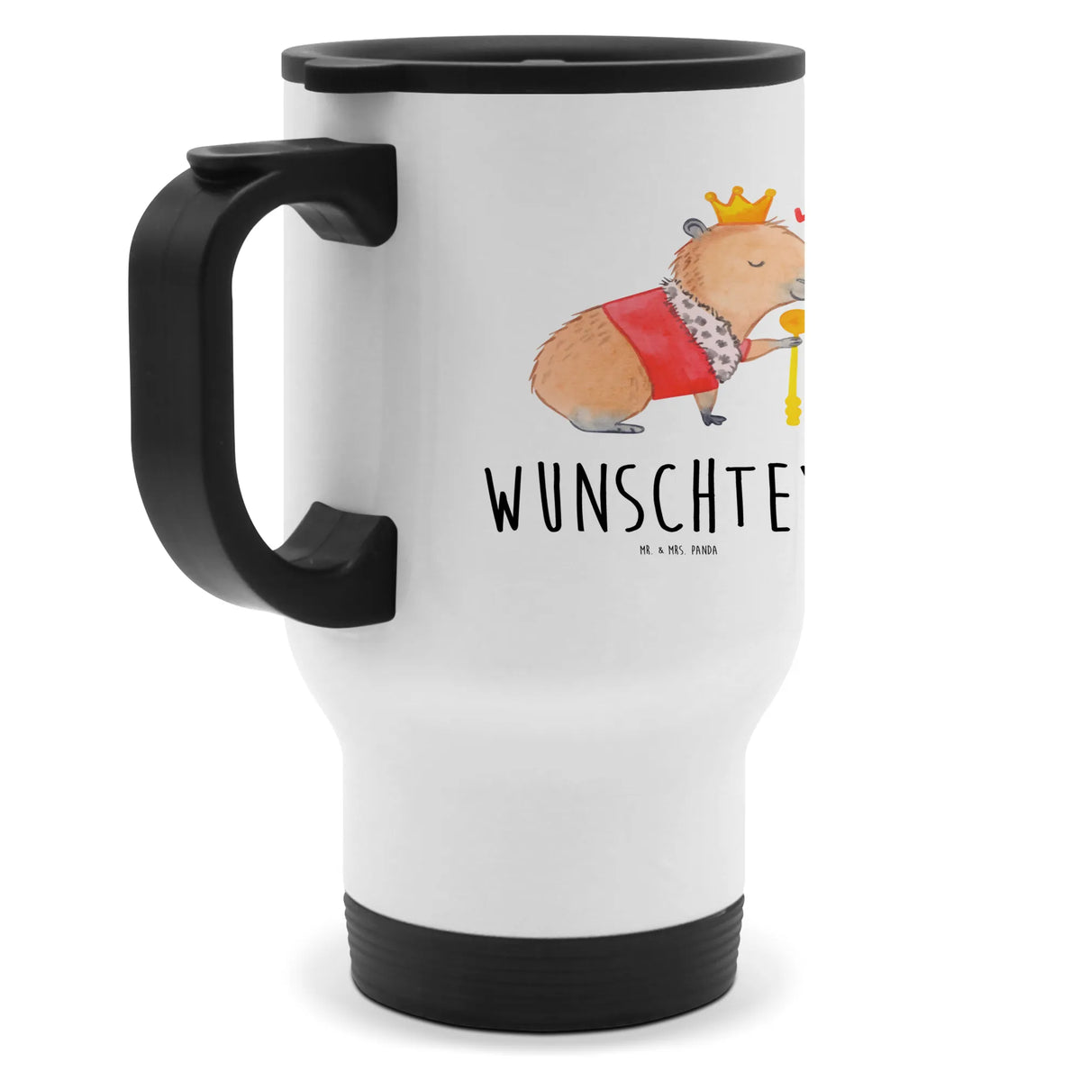 Personalised insulated mug Capybara King Custom Name, Design Your Own Tumbler, Personalized To Go Cup, Customize Tumbler, Insulated Cup with Name, Insulated Mug Personalized, Personalized Coffee Tumbler, Tumbler with Name, Custom Tumbler, Personalize Travel Mug, Create Your Own Insulated Cup, Dishwasher Safe, Custom Travel Mug, Travel Mug with Name, Print, small animals, cute, funny, cute animal motives, hand drawn, small world, funny sayings, good mood, happy, gifts, gift ideas, special gifts, animal lover, card