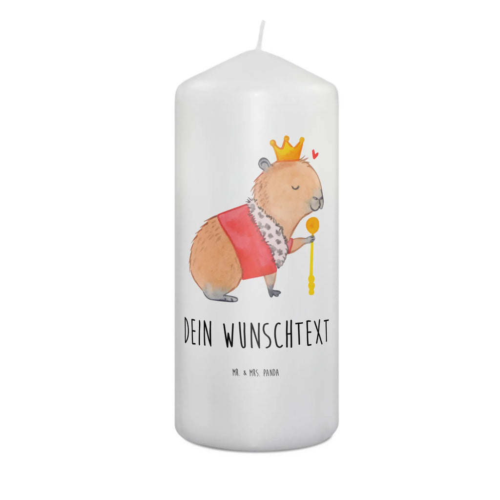 Personalised candle Capybara King small animals, cute, funny, cute animal motives, hand drawn, small world, funny sayings, good mood, happy, gifts, gift ideas, special gifts, animal lover, card