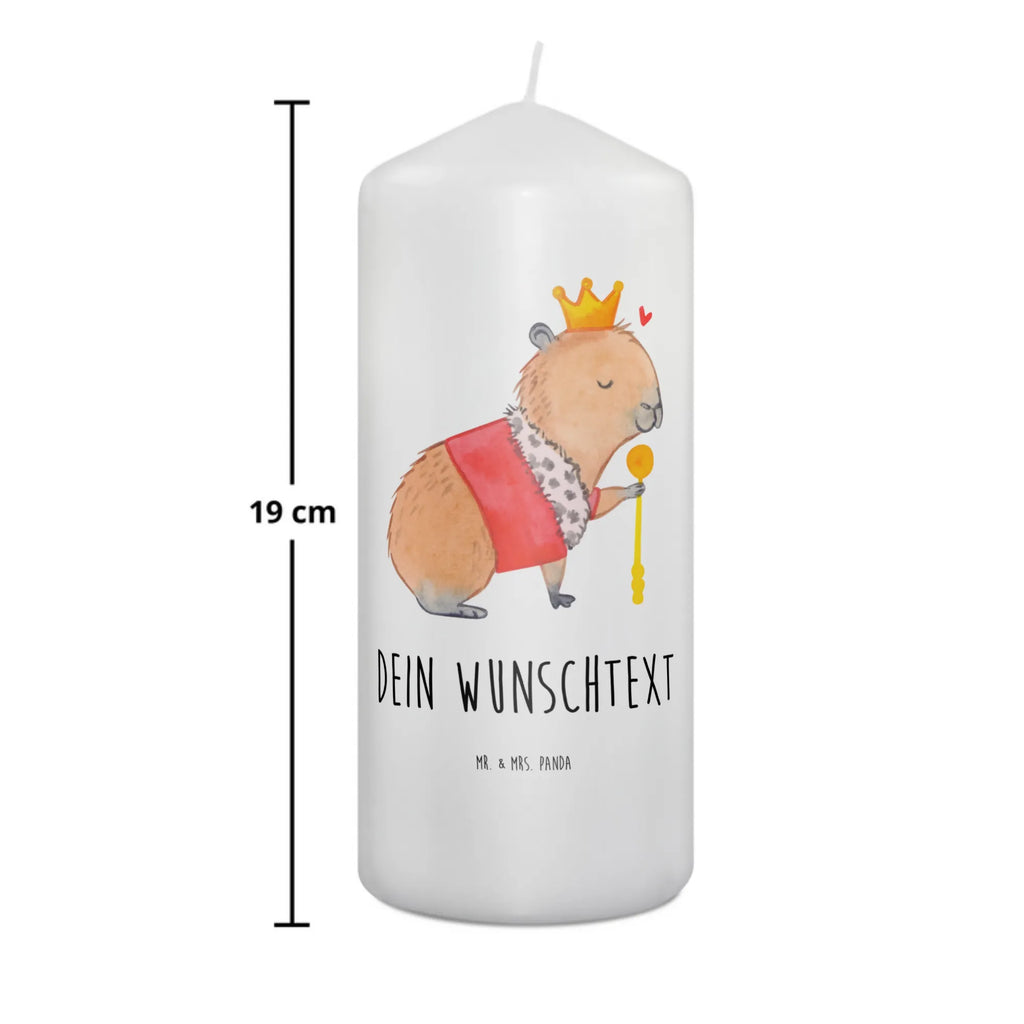 Personalised candle Capybara King small animals, cute, funny, cute animal motives, hand drawn, small world, funny sayings, good mood, happy, gifts, gift ideas, special gifts, animal lover, card