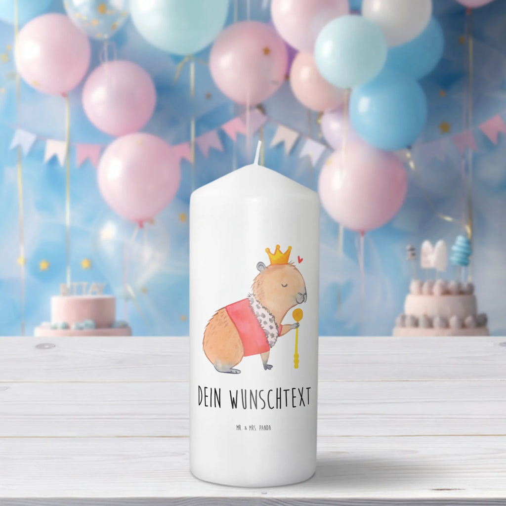 Personalised candle Capybara King small animals, cute, funny, cute animal motives, hand drawn, small world, funny sayings, good mood, happy, gifts, gift ideas, special gifts, animal lover, card