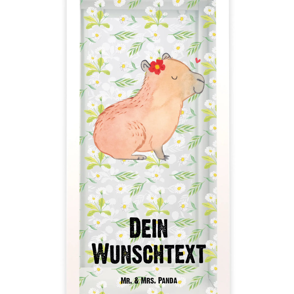 Personalized Decor Lantern Capybara flower small animals, cute, funny, cute animal motives, hand drawn, small world, funny sayings, good mood, happy, gifts, gift ideas, special gifts, animal lover, card