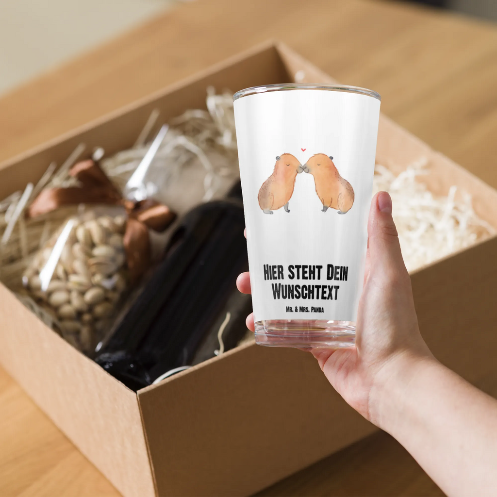 Personalized Drinking Glass Capybara love small animals, cute, funny, cute animal motives, hand drawn, small world, funny sayings, good mood, happy, gifts, gift ideas, special gifts, animal lover, card