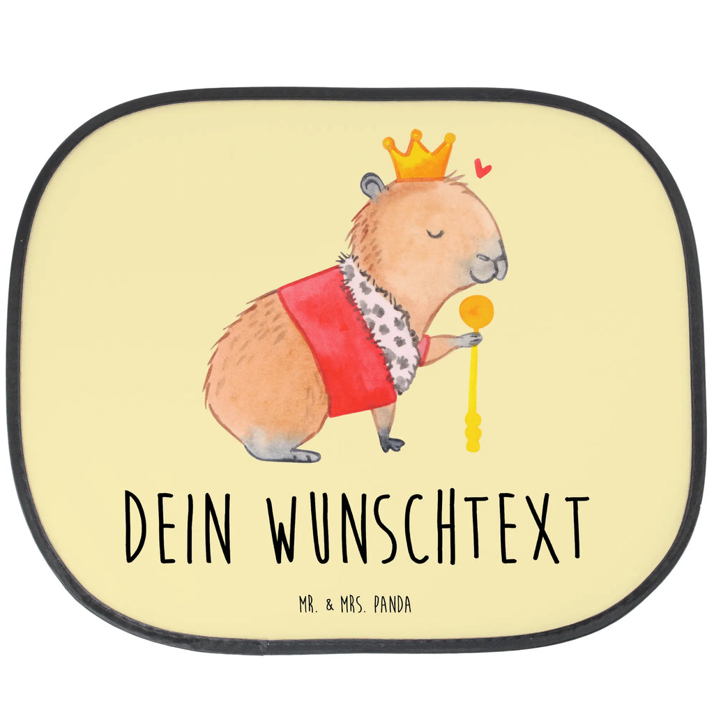 Customizable sun protection Capybara King small animals, cute, funny, cute animal motives, hand drawn, small world, funny sayings, good mood, happy, gifts, gift ideas, special gifts, animal lover, card