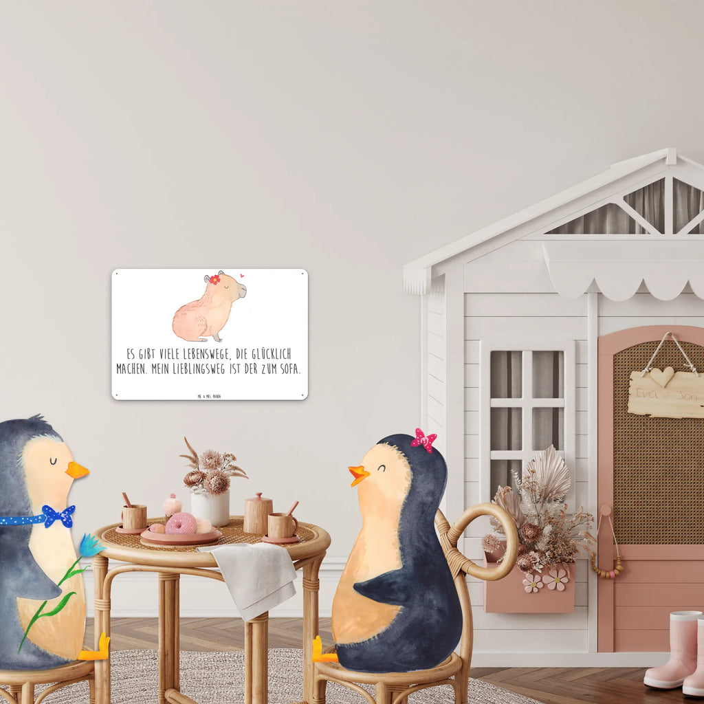 Tin sign Capybara flower Türschild Metall, Blechschild Büro, Blechschild Für Frauen, Blechschild Für Männer, Blechschild Groß, Dekoschild Metall, Blechschild Zum Aufhängen, Wandschild Metall, Blechschild Küche, Blechschild, Tiere, Gute Laune, Tiermotive, Lustige Sprüche, Capybara