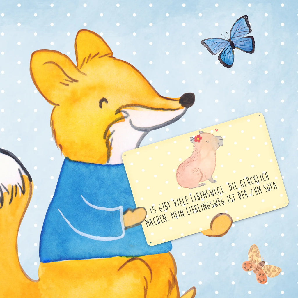 Tin sign Capybara flower Türschild Metall, Blechschild Büro, Blechschild Für Frauen, Blechschild Für Männer, Blechschild Groß, Dekoschild Metall, Blechschild Zum Aufhängen, Wandschild Metall, Blechschild Küche, Blechschild, Tiere, Gute Laune, Tiermotive, Lustige Sprüche, Capybara