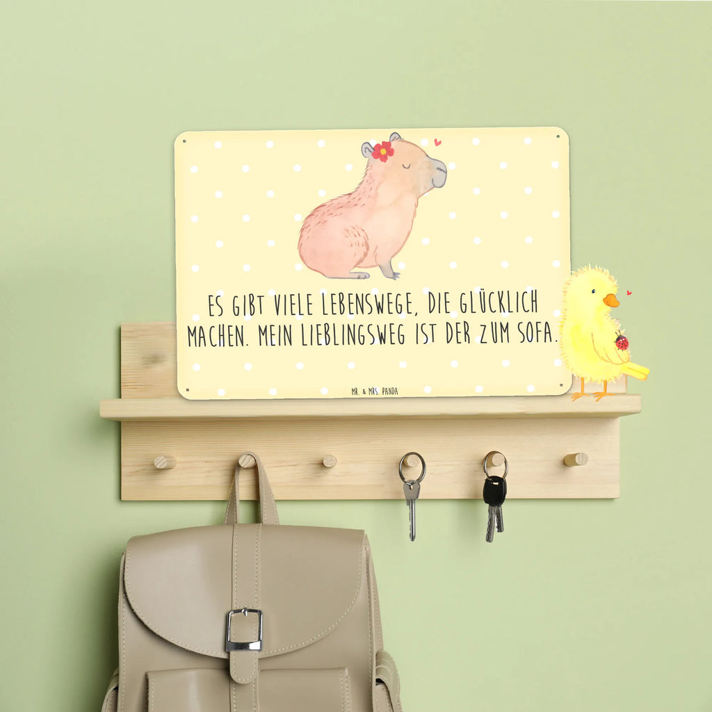 Tin sign Capybara flower Türschild Metall, Blechschild Büro, Blechschild Für Frauen, Blechschild Für Männer, Blechschild Groß, Dekoschild Metall, Blechschild Zum Aufhängen, Wandschild Metall, Blechschild Küche, Blechschild, Tiere, Gute Laune, Tiermotive, Lustige Sprüche, Capybara