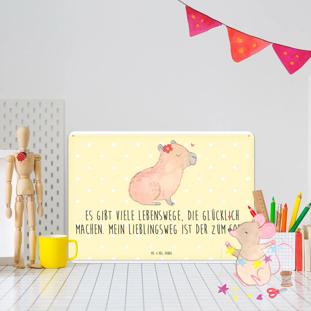 Tin sign Capybara flower Türschild Metall, Blechschild Büro, Blechschild Für Frauen, Blechschild Für Männer, Blechschild Groß, Dekoschild Metall, Blechschild Zum Aufhängen, Wandschild Metall, Blechschild Küche, Blechschild, Tiere, Gute Laune, Tiermotive, Lustige Sprüche, Capybara