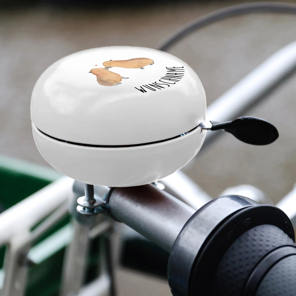 Personalized Bicycle Bell Capybara love small animals, cute, funny, cute animal motives, hand drawn, small world, funny sayings, good mood, happy, gifts, gift ideas, special gifts, animal lover, card