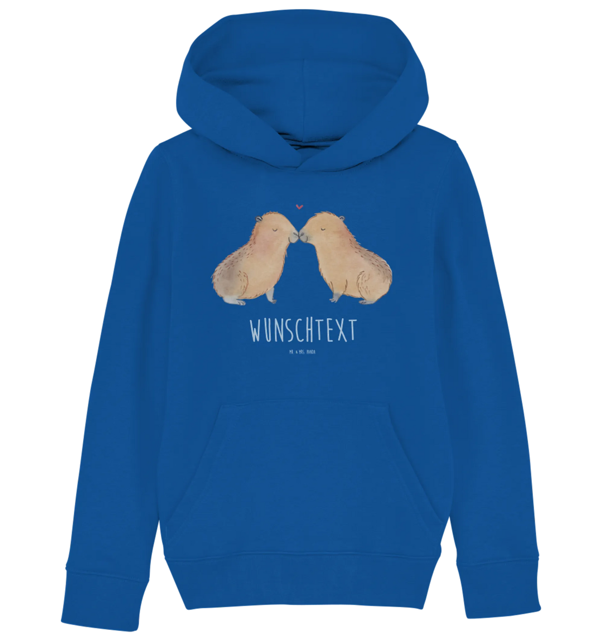 Personalized Kids Hoodie Capybara love cute, hand drawn, gifts, gift ideas, cute animal motives, animal lover, special gifts, good mood, small animals, funny sayings, card