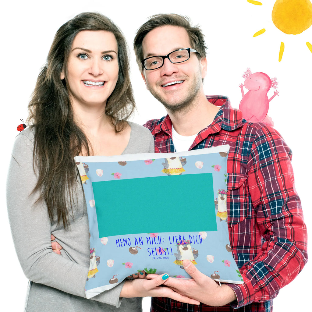 Cushion Penguin coconut pad, settee, pillow case, bedroom, bed, couch, soft, fluffy, 40x40, Pillow, pillows, cushion, sofa, 40 x 40, Penguin, North Pole, Winter, Penguins, coconut, aloha, Hawaii, penguins, vacation