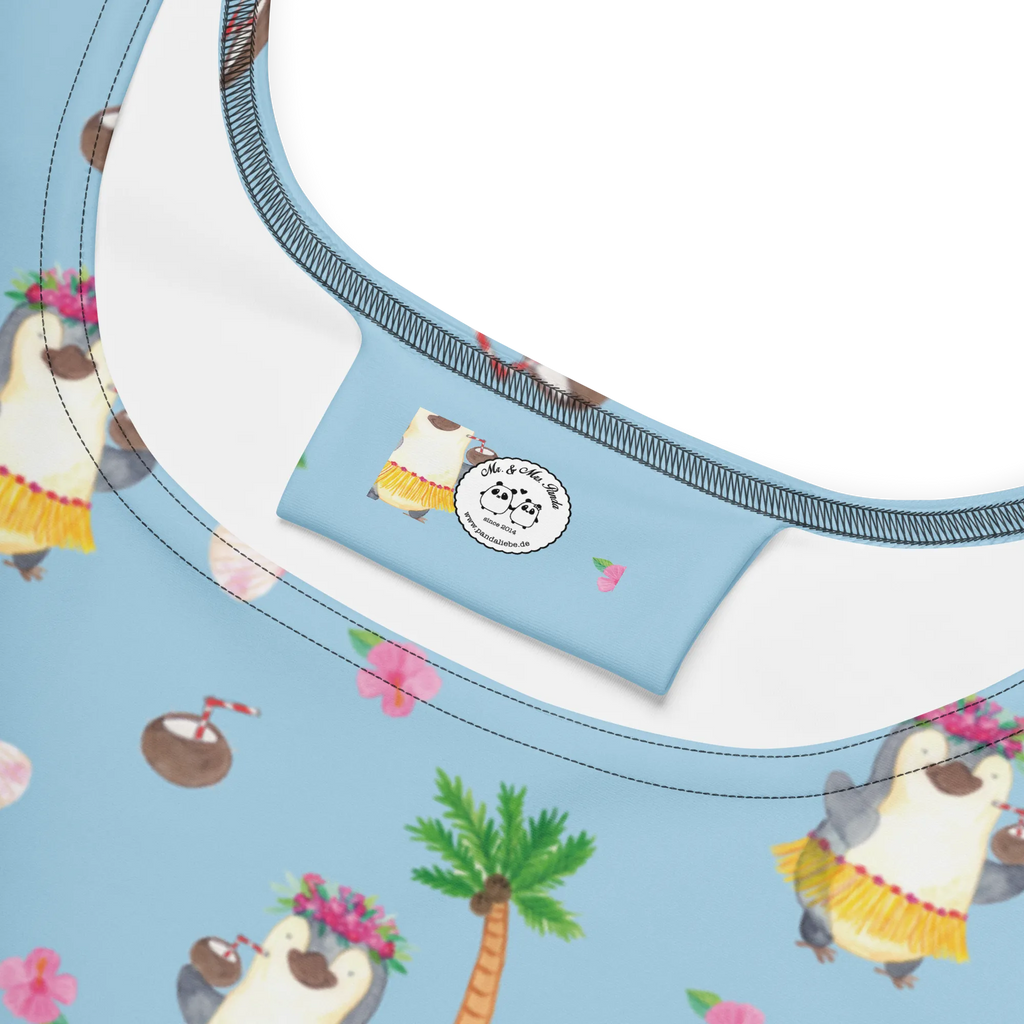 Sommerkleid Pinguin Kokosnuss Muster Sommerkleid, Skaterkleid, Kleid, Pinguin, Hawaii, Pinguine, Kokosnuss, Aloha, Urlaub