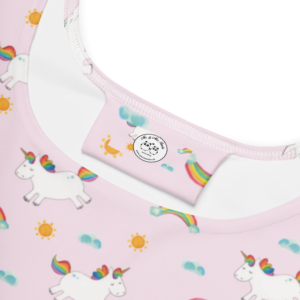 Sommerkleid Einhorn Happy Muster Skaterkleid, Kleid, Sommerkleid, Einhorn, Einhörner, Einhorn Deko, Unicorn, Freude, Lachen, Lächeln, Lebensfreude, glücklich, Fröhlich, Spaß, Witzig, Spannend