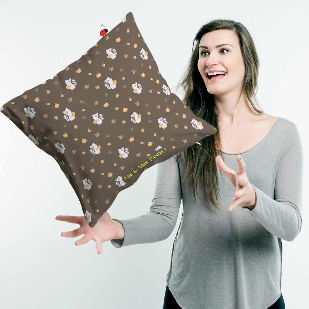 Cushion Raccoon Pumpkin sofa, pad, 40x40, soft, bed, settee, Pillow, couch, 40 x 40, pillow case, fluffy, pillows, bedroom, cushion, Halloween, decoration, Martin singing, decor, gifts, giving