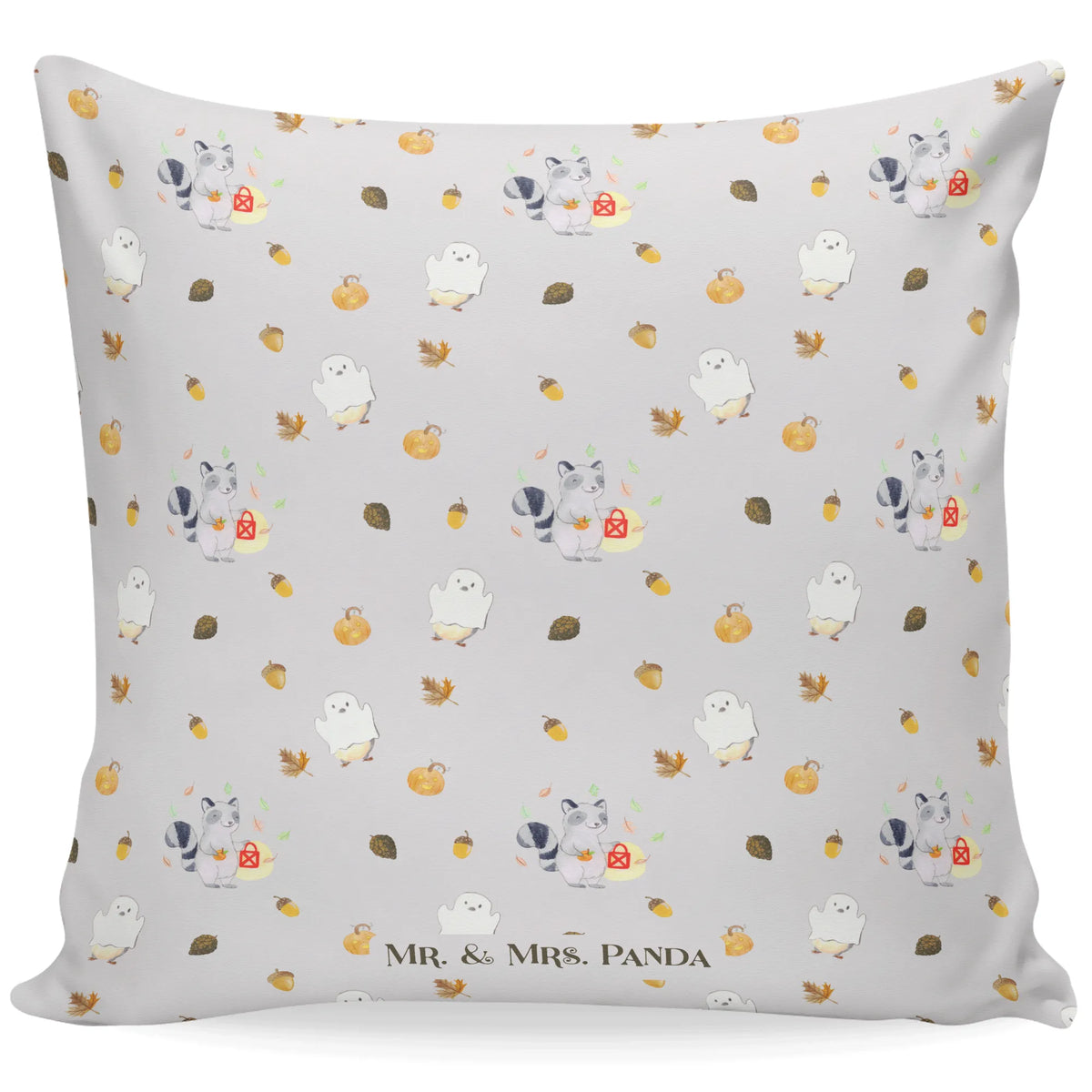 Cushion Raccoon Lantern cushion, bedroom, 40 x 40, fluffy, soft, 40x40, couch, pad, pillow case, settee, pillows, Pillow, sofa, bed, Halloween, decoration, Martin singing, decor, gifts, giving