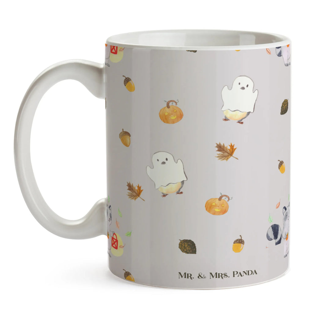 Tasse Waschbär Laterne Muster Keramiktasse, Kaffeetasse, Tasse mit Motiven, Tasse, Teetasse, Bürotasse, Geschenktasse, Tasse mit Zitaten, Porzellantasse, Halloween, Deko, Martinssingen, Dekoration, Geschenke, Schenken, Trick or Treat, Halloween Deko, Herbst, Waschbär, Laterne, Süßes sonst gibt's saures