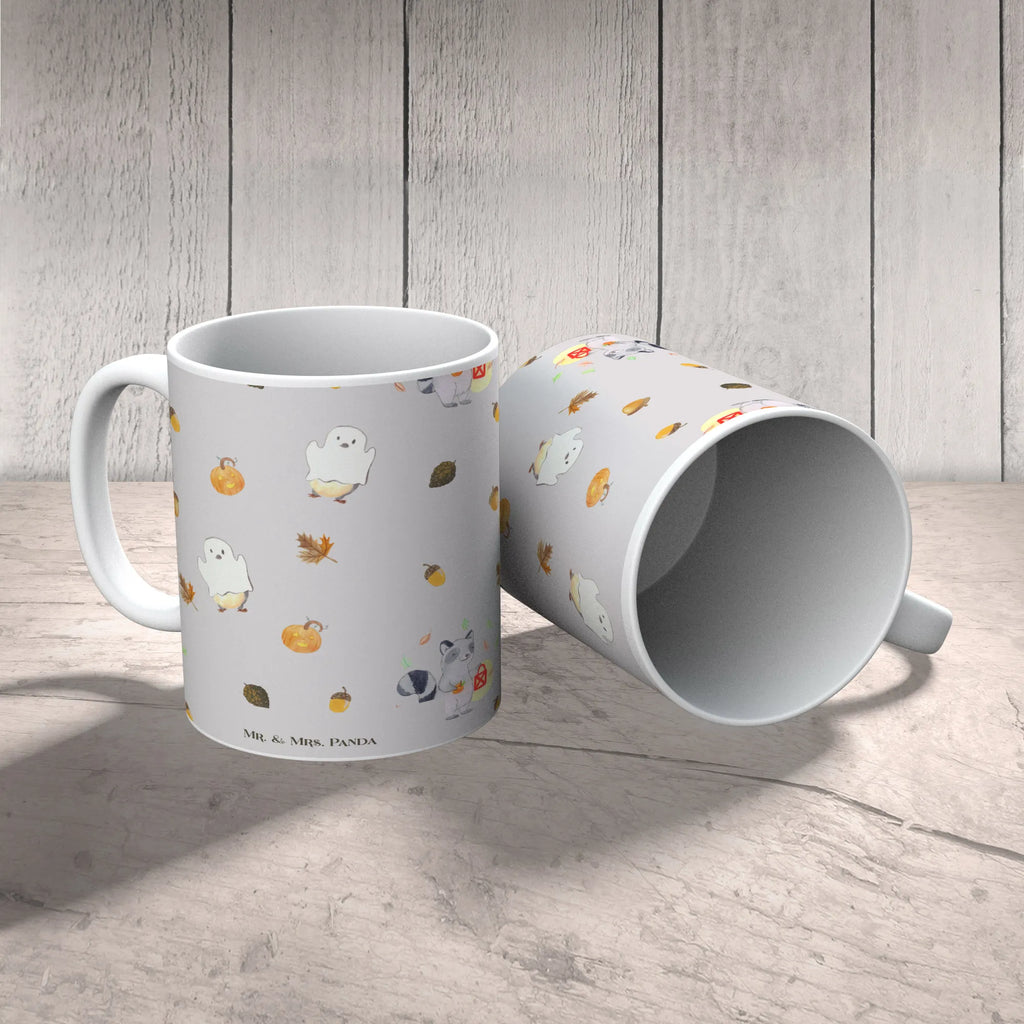 Tasse Waschbär Laterne Muster Keramiktasse, Kaffeetasse, Tasse mit Motiven, Tasse, Teetasse, Bürotasse, Geschenktasse, Tasse mit Zitaten, Porzellantasse, Halloween, Deko, Martinssingen, Dekoration, Geschenke, Schenken, Trick or Treat, Halloween Deko, Herbst, Waschbär, Laterne, Süßes sonst gibt's saures