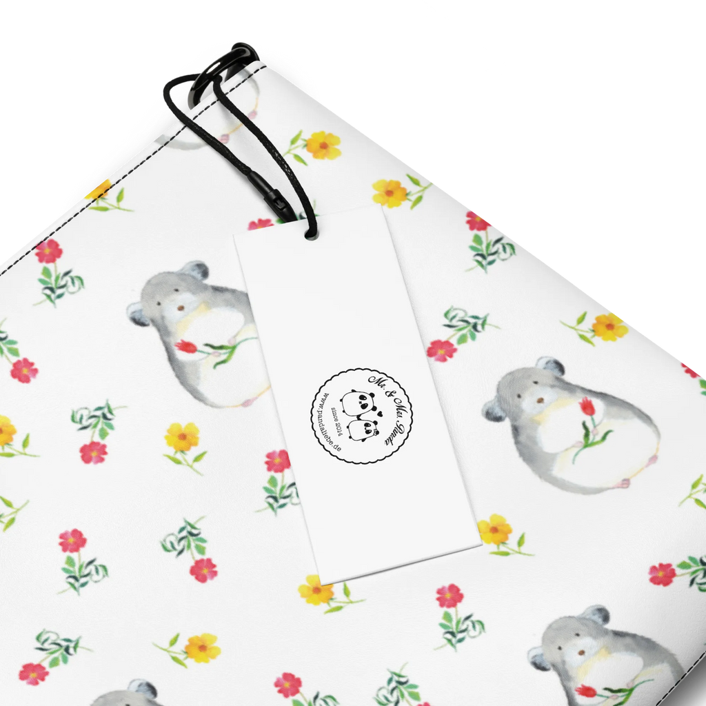Handtasche Chinchilla Blume Muster Umhängetasche Damen, Henkeltasche, Kleine Umhängetasche, Handtasche, Shopper Tasche, Handtasche Damen, Umhängetasche, Damen Umhängetasche, Kleine Handtasche Damen, Taschen, Damentasche, Abendtasche, Handtaschen Damen, Lustige Sprüche, Tiere, Tiermotive, Gute Laune, Depressionen, Chaos, Büro, Liebeskummer, Glücklichsein, Kummer, Chinchillas, Chinchilla, traurig sein, Büroalltag