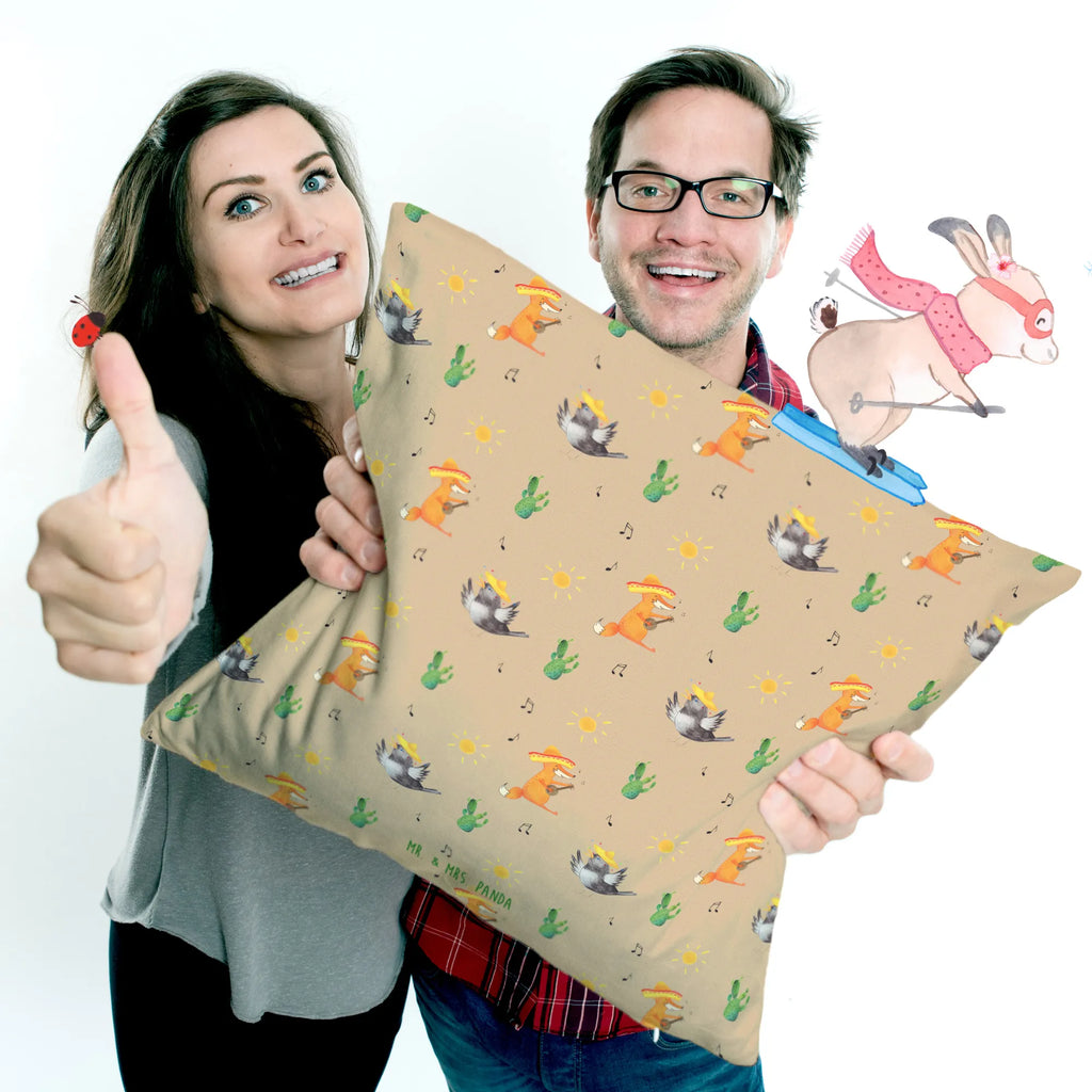 40x40 poduszka kruk Sombrero Motywy zwierzęce, dobra energia, zabawne powiedzonka, zwierzęta