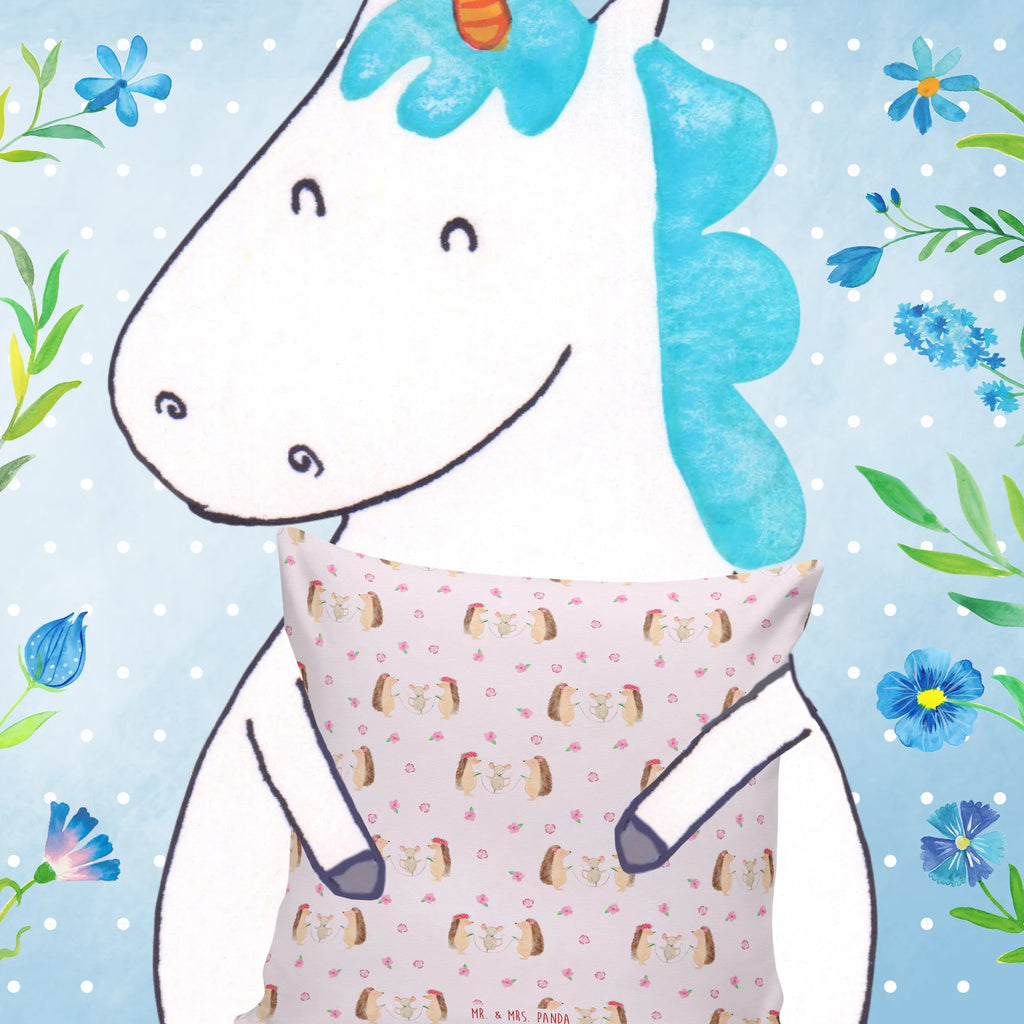 Cushion Hedgehog skipping cushion, couch, Pillow, pad, pillows, pillow case, bedroom, fluffy, settee, 40x40, bed, sofa, soft, 40 x 40, small animals, cute, funny, cute animal motives, hand drawn, small world, funny sayings, good mood, happy, gifts, gift ideas, special gifts, animal lover, card, hedgehog, rope skipping, kindergarten, children, mouse