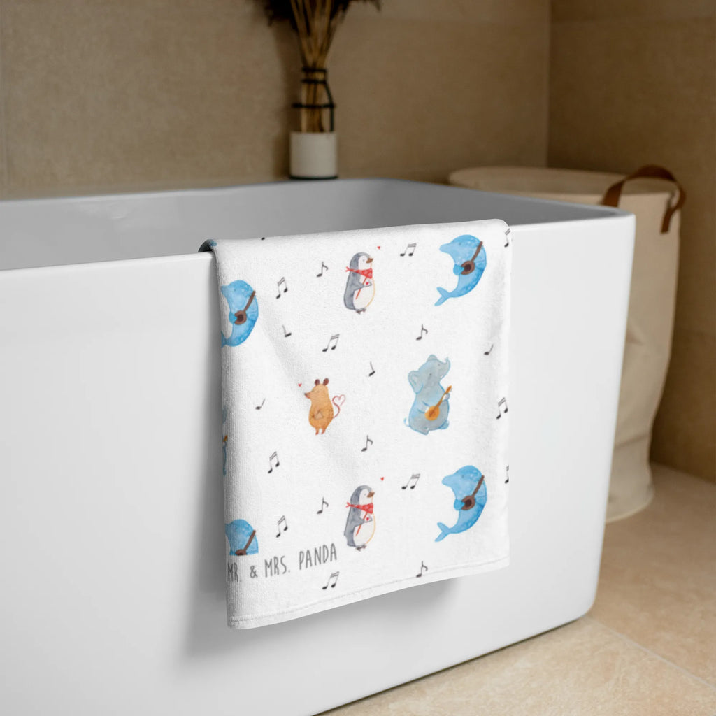 XL bath towel Big tape spa towel, large beach towel, XL bath towel, oversized towel, extra large swim towel, luxury bath sheet, small animals, cute, funny, cute animal motives, hand drawn, small world, funny sayings, good mood, happy, gifts, gift ideas, special gifts, animal lover, card, band, mouse, dog, dolphin, elephant, triangle, penguin, musicians, music, guitar