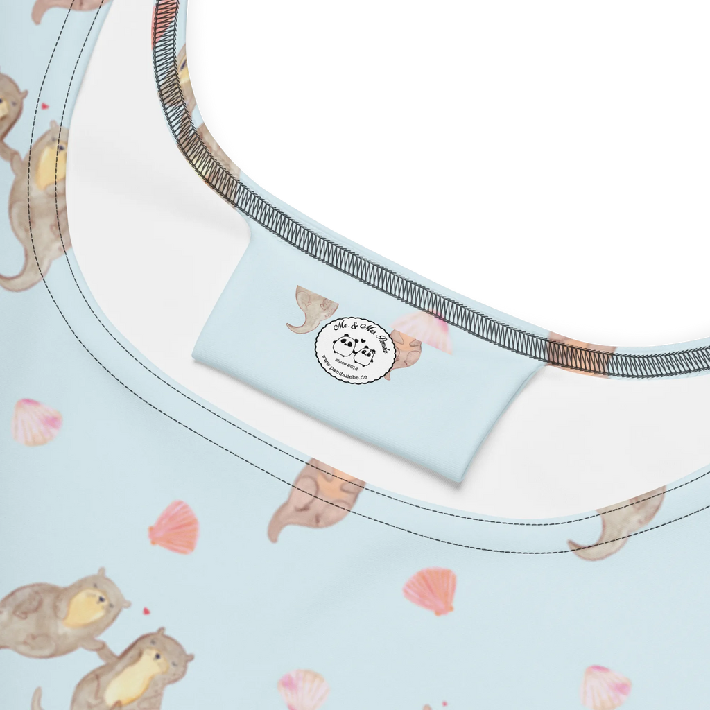 Sommerkleid Otter Hände halten Muster Kleid, Skaterkleid, Sommerkleid, Otter, Fischotter, Seeotter, Otter Seeotter See Otter