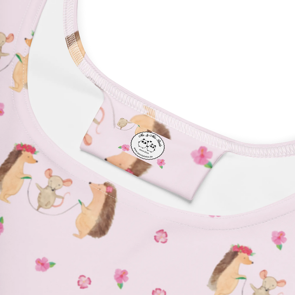 Sommerkleid Igel Seilhüpfen Muster Sommerkleid, Skaterkleid, Kleid, Tiere, Tiermotive, Lustige Sprüche, Gute Laune, Kinder, Igel, Kindergarten, Seilhüpfen, Maus, Seilspringen