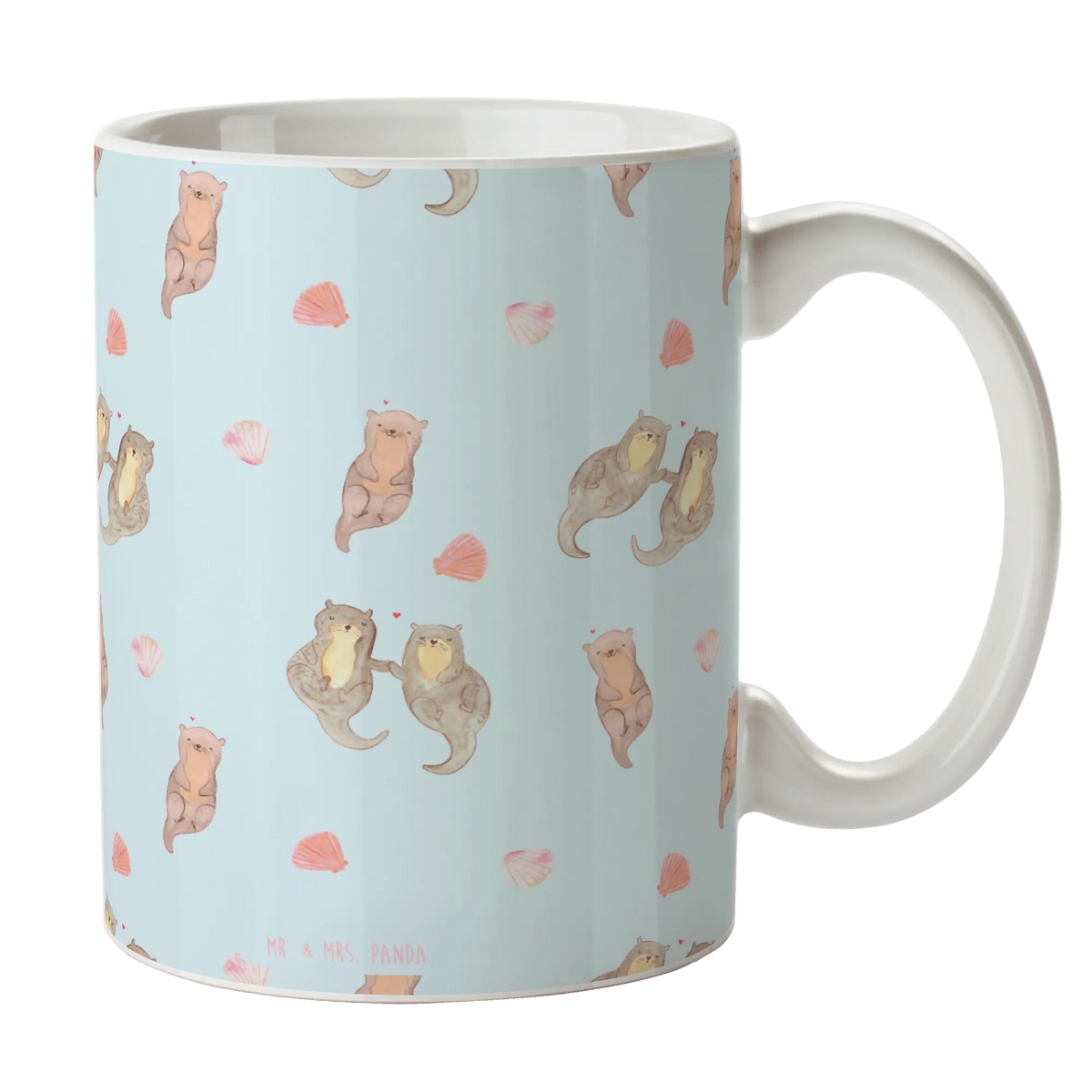 Mug otter holding hands tea mug, coffee mug, mug with designs, ceramic mug, personalized mug, office mug, latte mug, custom mug, mug, porcelain mug, novelty mug, mug with quotes, gift mug, otter, marten, sea otter, European otter, water mammal, aquatic animal, baby otter, predator, water, otter gifts, animal lover, gift ideas for animal lovers, animal, mammal, water animal, gifts for people in love, Otter Sea Otter Lake Otter