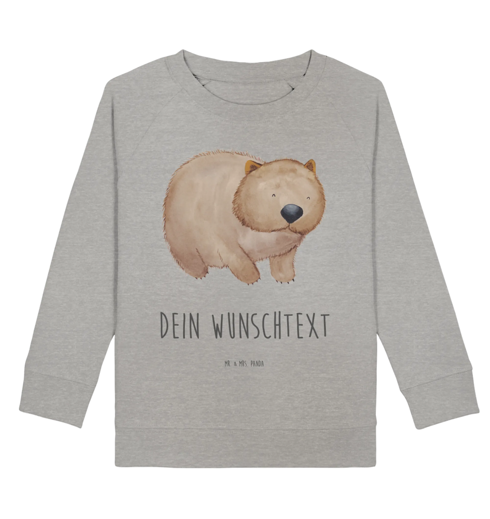 Personalisierter Kinder Pullover Wombat Personalisiertes Kinder Sweatshirt, Personalisierter Kinder Pullover, Jungen, Mädchen, Tiermotive, Gute Laune, lustige Sprüche, Tiere, Das Leben ist schön, Motivation, Spruch, Wombat, Australien