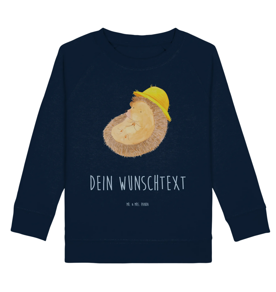 Personalisierter Kinder Pullover Igel betet Personalisiertes Kinder Sweatshirt, Personalisierter Kinder Pullover, Gute Laune, Lustige Sprüche, Tiere, Tiermotive, Leben, Igel, Gott, Beten, Amen, Genießen, Igel mit Hut, Dankbar sein, Dankbar, Sonnenhut, Dankbarkeit