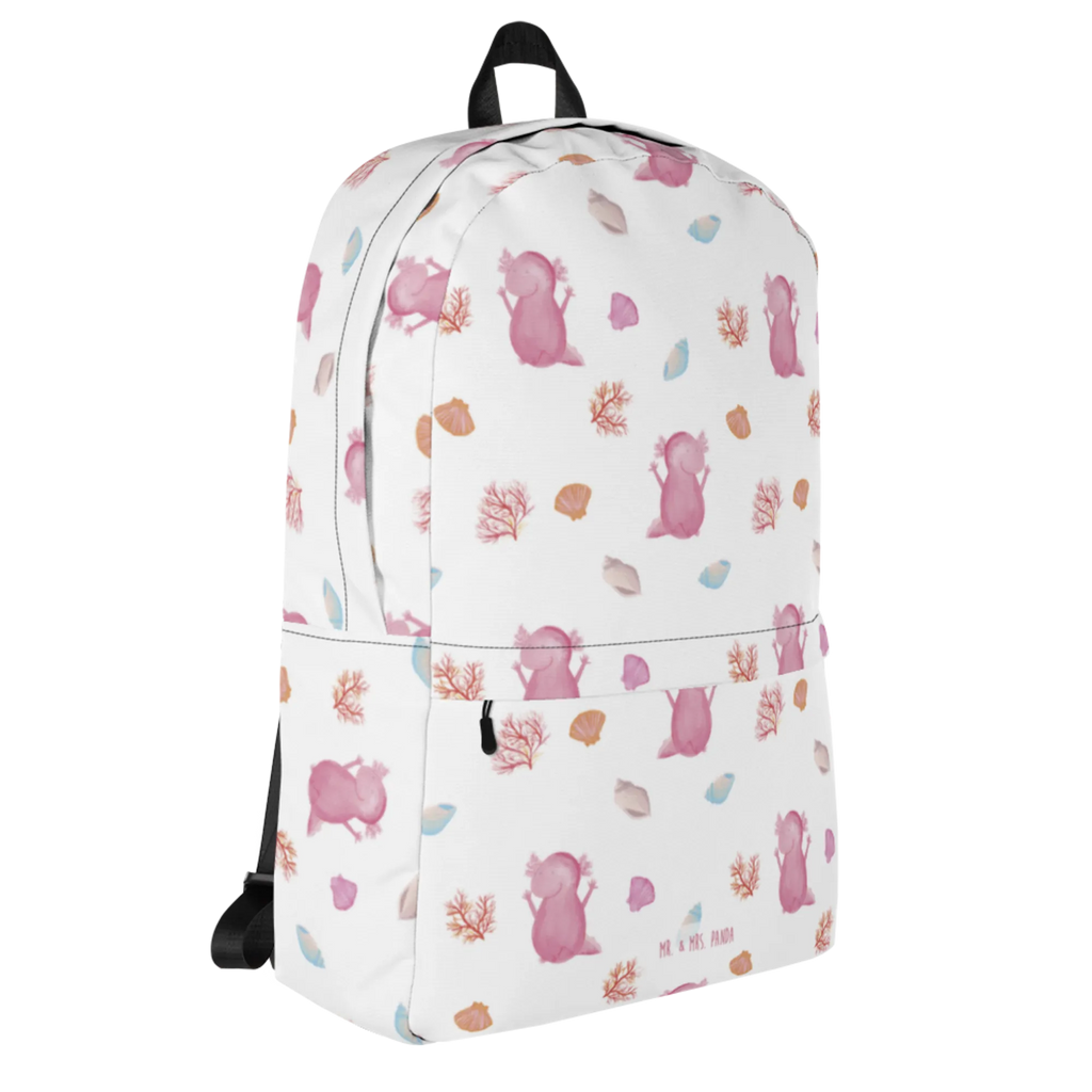 Backpack axolotl Hooray backpack for computer, school backpack, work backpack for laptop, durable backpack, notebook backpack, backpack for notebook, laptop backpack, travel backpack for laptop, weatherproof backpack, backpack, school backpack for laptop, waterproof backpack, everyday backpack, university backpack, Axolotl, Axelotl, marine animals, Mexican walking fish, salamander, axolot, joy, cheerful, satisfaction, amphibian, axolotl, tail, motivation, fun