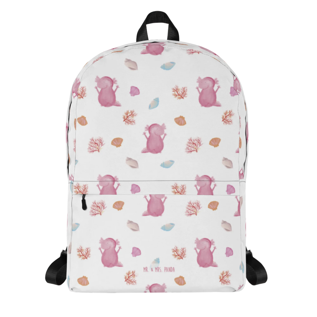 Backpack axolotl Hooray backpack for computer, school backpack, work backpack for laptop, durable backpack, notebook backpack, backpack for notebook, laptop backpack, travel backpack for laptop, weatherproof backpack, backpack, school backpack for laptop, waterproof backpack, everyday backpack, university backpack, Axolotl, Axelotl, marine animals, Mexican walking fish, salamander, axolot, joy, cheerful, satisfaction, amphibian, axolotl, tail, motivation, fun