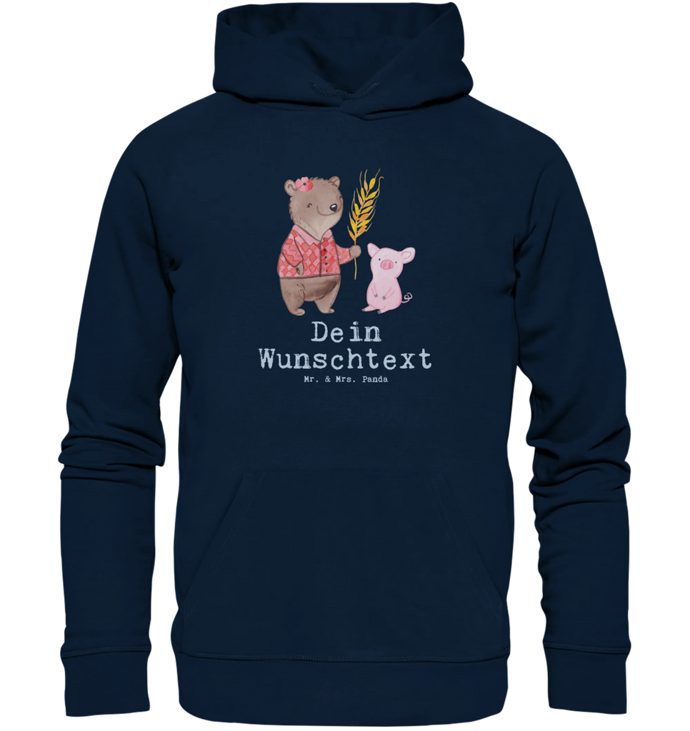 Personalized hoodie female farmer Heart gift, gift idea, best, farewell gift, passing exam, anniversary, retirement, promotion, job start, sayings, funny, profession