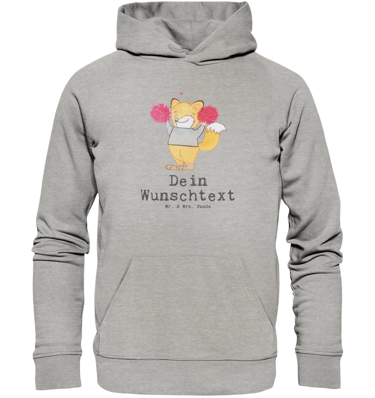 Personalized hoodie Fox cheerleader Gift, giving, thank you, award, profit, athlete, Gymnastics, Tournaments