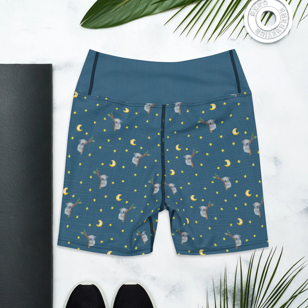Yoga Shorts koala Sportshorts, Sporthose, Sportshorts Damen, Fitnesshose, Yogashorts, Yoga Shorts, Yoga Shorts Damen, Yogabekleidung, Sportbekleidung, Tiermotive, Gute Laune, lustige Sprüche, Tiere, schlafen, Traum, Schlafzimmer, träumen, Koala, Traumland, Bär, Koalabär