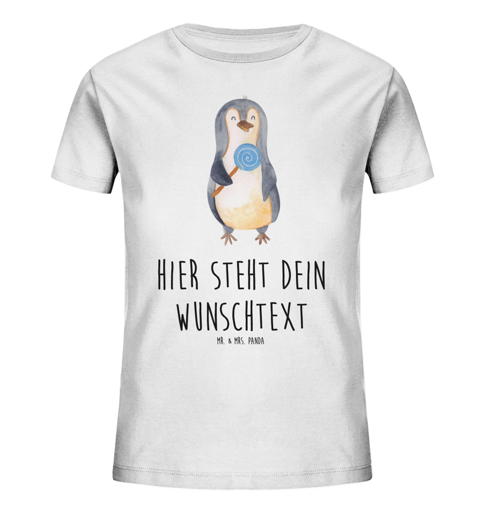 Spersonalizowana koszulka dla dzieci pingwin lizak Personalisiertes Kinder T-Shirt, Pinguin, Spruch, Ganove, Rebell, Süßigkeiten, Rabauke, Pinguine, Gauner, Lolli, Blödsinn