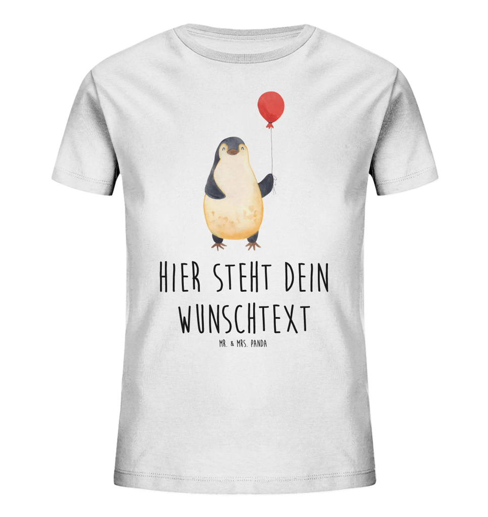 Personalisiertes Kinder T-Shirt Pinguin Luftballon Personalisiertes Kinder T-Shirt, Pinguin, Liebe, Geschenkidee, Lebenslust, Geschenk Freundin, Glück, Tagträume, beste Freundin, Pinguine, Luftballon, Motivation, neues Leben, Neustart
