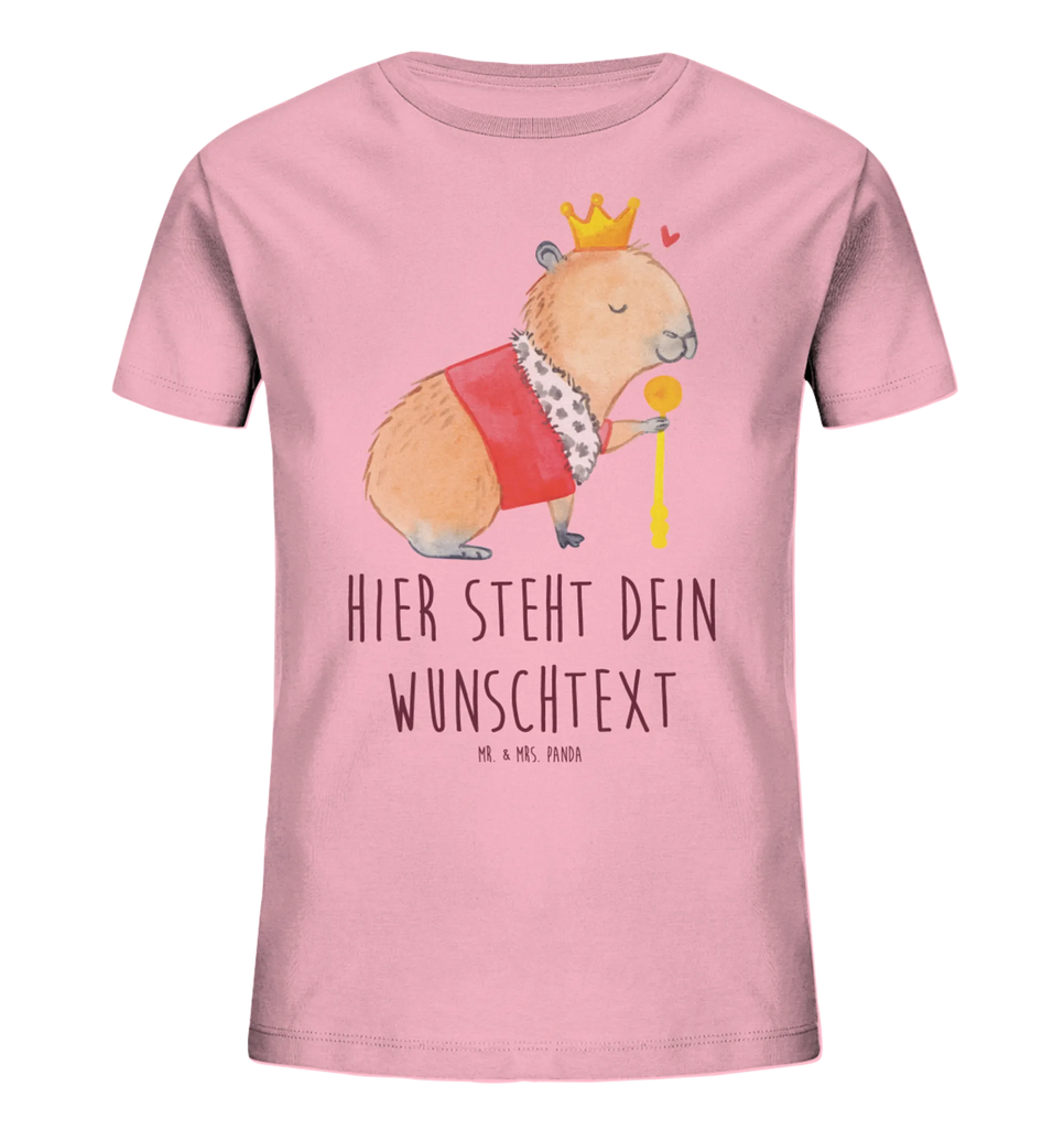 Spersonalizowana koszulka dla dzieci Kapibara król Personalisiertes Kinder T-Shirt, Tiermotive, Gute Laune, lustige Sprüche, Tiere, Capybara, König