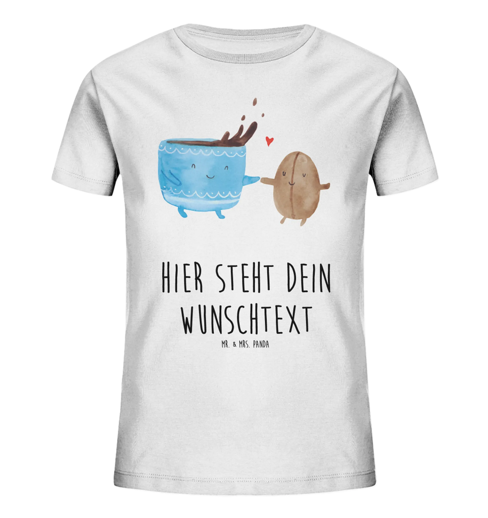 Spersonalizowana koszulka dla dzieci kawa ziarno Personalisiertes Kinder T-Shirt, Tiermotive, Gute Laune, lustige Sprüche, Tiere, Kaffee, Zufriedenheit, Kaffeebohne, Glück, Genuss